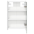 Badeværelsesspejlskab Hvid 33 x 11,5 x 50 cm Konstrueret træ