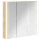 Badeværelsesspejlskab Sonoma eg 73.5 x 15.5 x 70 cm