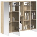 Badeværelsesspejlskab Sonoma eg 73.5 x 15.5 x 70 cm