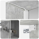 Badeværelsesspejlskab Beton Grå 73.5 x 15.5 x 70 cm
