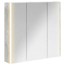 Badeværelsesspejlskab Beton Grå 73.5 x 15.5 x 70 cm