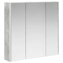 Badeværelsesspejlskab Beton Grå 73.5 x 15.5 x 70 cm
