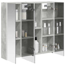 Badeværelsesspejlskab Beton Grå 73.5 x 15.5 x 70 cm