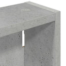 Badeværelsesvægskab BetonGrå 20 x 10 x 50 cm Konstrueret træ