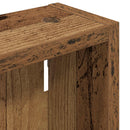 Badeværelsesvægskab Gammelt træ 20 x 10 x 50 cm Konstrueret træ
