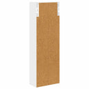 Badeværelsesvægskab Hvid 20 x 10 x 60,5 cm Konstrueret træ