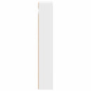 Badeværelsesvægskab Hvid 20 x 10 x 60,5 cm Konstrueret træ