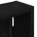 Badeværelsesvægskab Sort Eg 20 x 10 x 60,5 cm Konstrueret træ