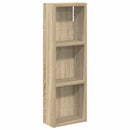 Badeværelsesvægskab Sonoma eg 20 x 10 x 60,5 cm Konstrueret træ