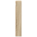 Badeværelsesvægskab Sonoma eg 20 x 10 x 60,5 cm Konstrueret træ