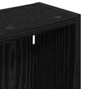 Badeværelsesvægskab Sort Eg 20 x 14 x 70 cm Konstrueret træ