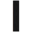 Badeværelsesvægskab Sort Eg 20 x 14 x 70 cm Konstrueret træ