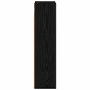 Badeværelsesvægskab Sort Eg 20 x 16 x 62,5 cm Konstrueret træ