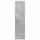 Badeværelsesvægskab BetonGrå 20 x 16 x 62,5 cm Konstrueret træ