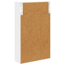 Badeværelsesvægskab Hvid 30 x 10 x 50 cm Konstrueret træ