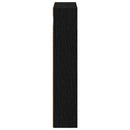 Badeværelsesvægskab Sort Eg 30 x 10 x 50 cm Konstrueret træ