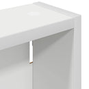 Badeværelsesvægskab Hvid 30 x 10 x 60,5 cm Konstrueret træ