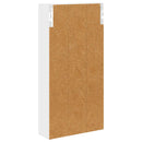 Badeværelsesvægskab Hvid 30 x 10 x 60,5 cm Konstrueret træ