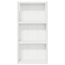 Badeværelsesvægskab Hvid 30 x 10 x 60,5 cm Konstrueret træ