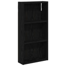 Badeværelsesvægskab Sort Eg 30 x 10 x 60,5 cm Konstrueret træ