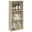 Badeværelsesvægskab Sonoma eg 30 x 10 x 60,5 cm Konstrueret træ