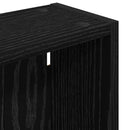 Badeværelsesvægskab Sort Eg 30 x 14 x 70 cm Konstrueret træ
