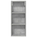 Badeværelsesvægskab BetonGrå 30 x 14 x 70 cm Konstrueret træ