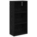 Badeværelsesvægskab Sort Eg 30 x 16 x 62,5 cm Konstrueret træ
