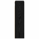 Badeværelsesvægskab Sort Eg 30 x 16 x 62,5 cm Konstrueret træ