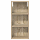 Badeværelsesvægskab Sonoma eg 30 x 16 x 62,5 cm Konstrueret træ