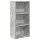 Badeværelsesvægskab BetonGrå 30 x 16 x 62,5 cm Konstrueret træ