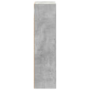 Badeværelsesvægskab BetonGrå 30 x 16 x 62,5 cm Konstrueret træ