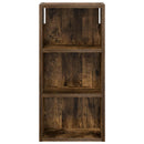 Badeværelsesvægskab Røget Eg 30 x 16 x 62,5 cm Konstrueret træ