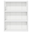Badeværelsesvægskab Hvid 40 x 10 x 50 cm Konstrueret træ