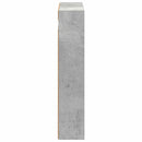 Badeværelsesvægskab BetonGrå 40 x 10 x 50 cm Konstrueret træ