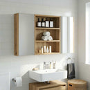 Badeværelsesvægskab Artisan eg 40 x 10 x 50 cm Konstrueret træ