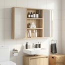 Badeværelsesvægskab Sonoma eg 40 x 10 x 60,5 cm Konstrueret træ