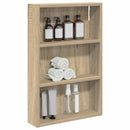 Badeværelsesvægskab Sonoma eg 40 x 10 x 60,5 cm Konstrueret træ