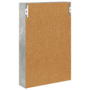 Badeværelsesvægskab BetonGrå 40 x 10 x 60,5 cm Konstrueret træ