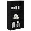 Badeværelsesvægskab Sort Eg 40 x 14 x 70 cm Konstrueret træ