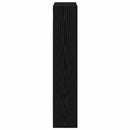 Badeværelsesvægskab Sort Eg 40 x 14 x 70 cm Konstrueret træ