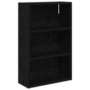 Badeværelsesvægskab Sort Eg 40 x 16 x 62,5 cm Konstrueret træ