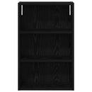 Badeværelsesvægskab Sort Eg 40 x 16 x 62,5 cm Konstrueret træ