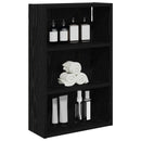 Badeværelsesvægskab Sort Eg 40 x 16 x 62,5 cm Konstrueret træ