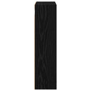 Badeværelsesvægskab Sort Eg 40 x 16 x 62,5 cm Konstrueret træ