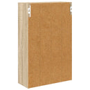 Badeværelsesvægskab Sonoma eg 40 x 16 x 62,5 cm Konstrueret træ