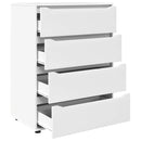 Opbevaringsskabe Hvid 80 x 48 x 105 cm Konstrueret træ
