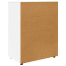 Opbevaringsskabe Hvid 80 x 48 x 105 cm Konstrueret træ