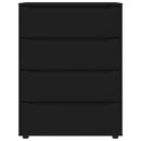 Opbevaringsskabe Sort 80 x 48 x 105 cm Konstrueret træ
