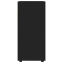 Opbevaringsskabe Sort 80 x 48 x 105 cm Konstrueret træ
